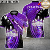 Maxcorners Bowling Strike Sparkle Design Multicolor Customized Name, Team Name 3D Shirts