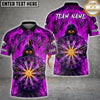 Maxcorners Darts Grim Reaper Fire Dartboard Multicolor Customized Name, Team Name 3D Shirt