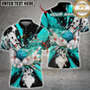 Maxcorners Bowling Black Paint Splash Bowling Ball Pins Design Multicolor Customized Name Team Name 3D Shirts