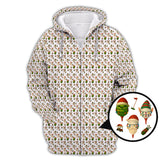 Maxcorners Christmas Golf Shirt For Men, Funny Pattern Golf Shirt , Xmas Golf Shirt, Golf Gift For Golfer