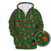 Maxcorners Christmas Golf Shirt, Funny Pattern Golf Shirt, Bigfoot Golf Shirt For Men
