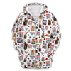 Maxcorners Men's "Dogs Playing Poker" Shirts Funny Pattern In Poker Club - Poker T Shirts Gift for HimLM1009