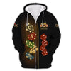 Maxcorners Craps T Shirt Custom Name, Poker Chips and Craps Design, Casino Poker Polo ShirtLM1009