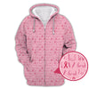 Maxcorners Breast Cancer Golf Shirt, Ladies Golf Shirts, Pink Pattern Golf Shirt For Golfer