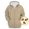 Maxcorners Pug Pattern Golf Shirt - Dog Golf Polos For Pet Lovers - Funny Golf Shirts For Golfers