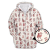 Maxcorners Flamingo Golf Shirt For Women, Funny Pink Pattern Golf Polos, Talk Birdie To Me Golfs Shirts