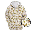 Maxcorners Yellow Golf Polos For Women, Funny Golf & Wine Shirts, Pattern Ladies Golf Shirt For Wine Lovers