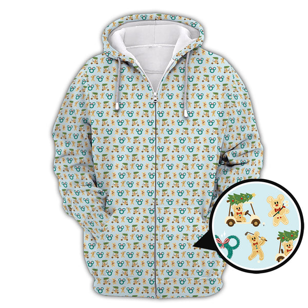 Maxcorners Funny Christmas Golf Shirt, Men's Pattern Golf shirt, Xmas Golf Shirt For Golfer