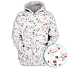 Maxcorners Funny Dachshund Polos For Golfer, Cupid Dog Pattern Golf Shirt, Golf Gift For Golfer
