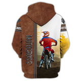 Maxcorners Motocross Biker Customize Name And Number 3D Shirts