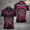 Maxcorners Darts Glowing Eyes Fierce Wolf Head Flame Aura Darts Dartboard Target Bullseye Multi Options Personalized Name, Team Name Unisex 3D Shirt (5 Colors)