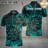 Maxcorners Darts Pink Spider Web Spooky Gothic Castle Multi Options Personalized Name, Team Name Unisex 3D Shirt (7 Colors)