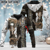 Maxcorners Custom Name Hunting Deer ( Multicolor Option ) Pattern 3D All Over Printed Clothes