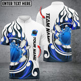 Maxcorners Fire Blaster Bowling And Pins Multicolor Option Customized Name 3D Shirt
