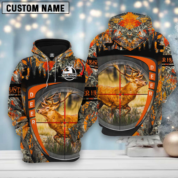 Maxcorners Custom Name Deer Hunting Scope ( Multicolor Option ) 3D All Over Printed Clothes