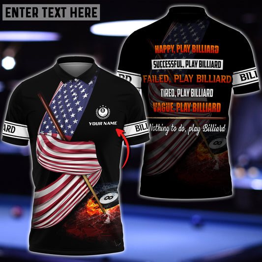 Maxcorners Playing Billiard Everytimes Personalized Unisex Shirt