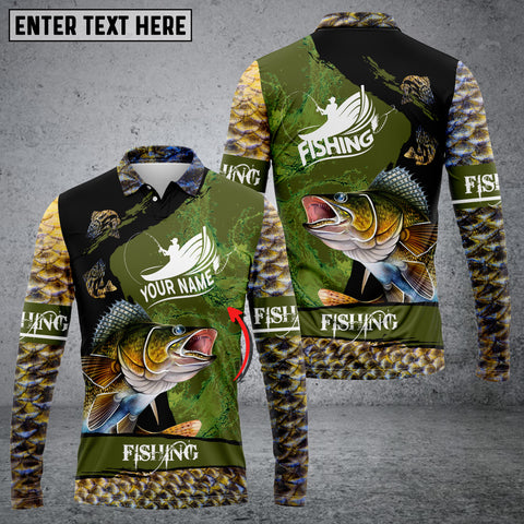 Maxcorners Fishing Customize Name 3D Shirts