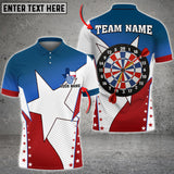 Maxcorners Texas Darts Personalized Name 3D Shirt