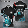 Maxcorners Bowling And Breaking Pins Multicolor Option Customized Name 3D Shirt