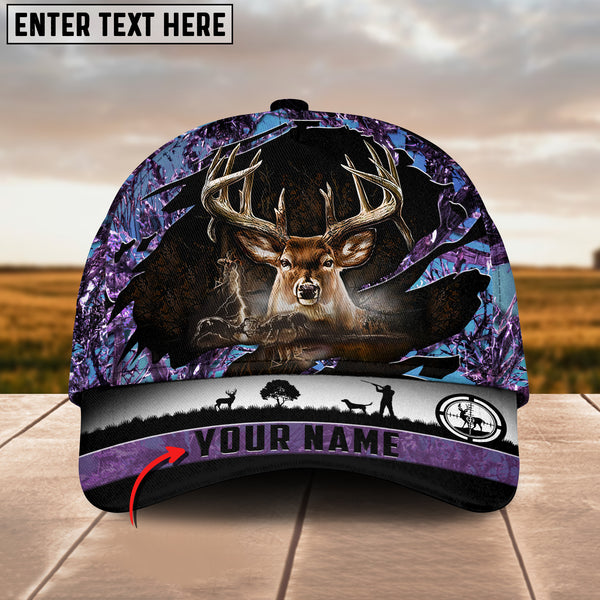 Maxcornersn Epic Natural Scope  Hunting Deer Personalized Hats 3D Multicolored