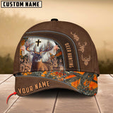 Maxcorners Hunting Deer In The Arms Of God Personalized Hats 3D Multicolored