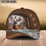 Maxcorners Hunting Deer In The Arms Of God Personalized Hats 3D Multicolored