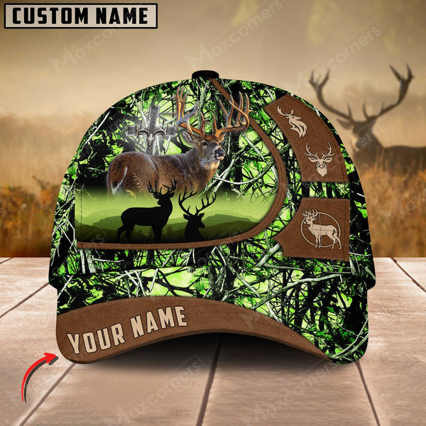 Maxcornersn Epic Kumar Co Hunting Deer Under God Personalized Hats 3D Multicolored