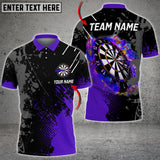 Maxcorners Paint Style Darts Multicolor Option Personalized Name 3D Shirt