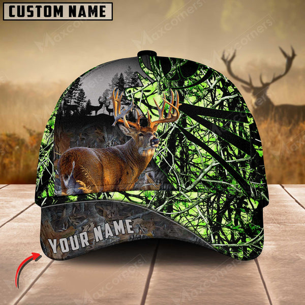 Maxcorners Loralle Valudi Hunting Deer Personalized Hats 3D Multicolored