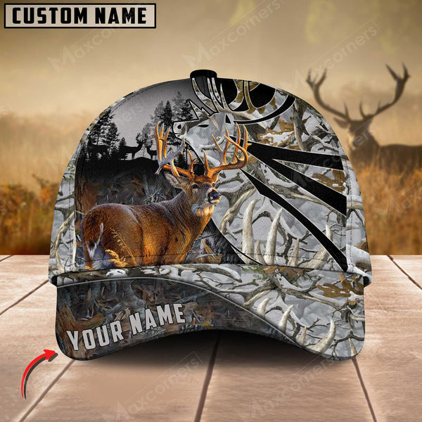 Maxcorners Loralle Valudi Hunting Deer Personalized Hats 3D Multicolored