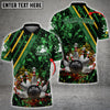 Maxcorners Water Splash Bowling And Pins Multicolor Option Customized Name 3D Shirt