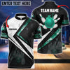 Maxcorners Smoky Flame Bowling And Pins Multicolor Option Customized Name 3D Shirt