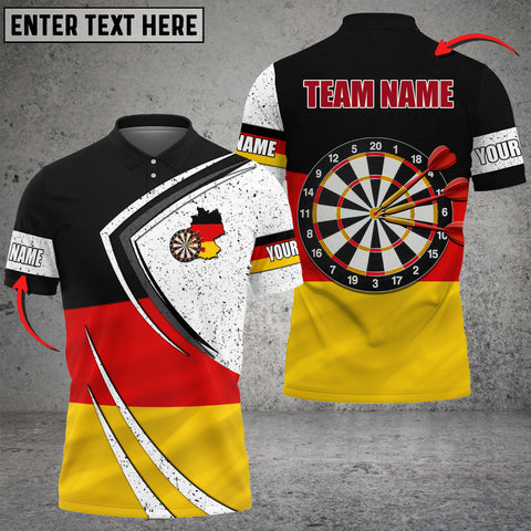 Maxcorners Germany 2 Darts Personalized Name 3D Shirt