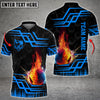 Maxcorners Golf Royal Multicolor Option Customized Name 3D Shirt