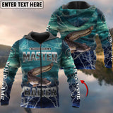 Maxcorners Personalized Name Catfish Fishing Master Baiter Shirts For Men And Women 3D