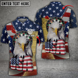 Maxcorners Darts Eagle American Personalized 3D All Over Printed Shirt