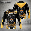 Maxcorners Billiards Lightning Into Skull Multicolor Option Customized Name 3D Hoodie