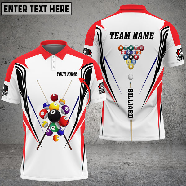 Maxcorners Billiards Sport X Personalized Name, Team Name Unisex Shirt