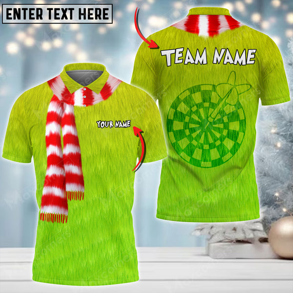 Maxcorners Grinch Darts Personalized Name 3D Shirt