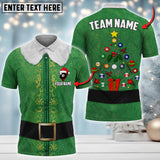 Maxcorners Billiards Christmas Elf Customized Name And Team Name 3D Shirt