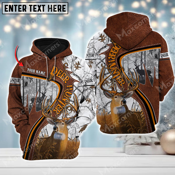 Maxcorners Custom Name Hunting Deer Hunter ( Multicolor Option ) Shirt 3D All Over Printed Clothes