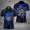 Maxcorners Darts Octopus Wrapped Around Color Options Personalized Name, Team Name Unisex 3D Shirt