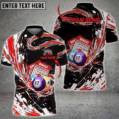 Maxcorners Breath Of Water Bingo Multicolor Option Customized Name 3D Shirt