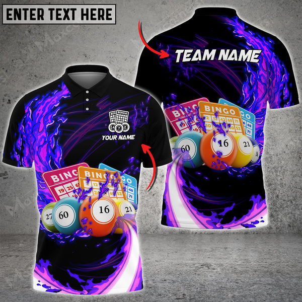 Maxcorners Bingo Breath Of Fire Multicolor Option Customized Name 3D Shirt