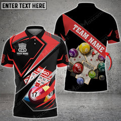 Maxcorners Bingo Premium Multicolor Option Customized Name 3D Shirt