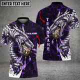 Maxcorners Magma Dragon Darts Multicolor Option Personalized Name 3D Shirt