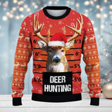 Maxcorners Funny Hunting Merry Christmas (Multi Animal Options) All Over Print Sweater