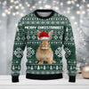Maxcorners Hunting (Multi Animal Options) Green Merry Christmas All Over Print Sweater
