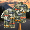 Maxcorners Personalized Classic Pontiac GTO Car Tropical Leaf Olive Green Hawaiian Shirt
