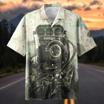 Maxcorners Horsepower Is An Addiction Drag Racing Hawaiian Shirt